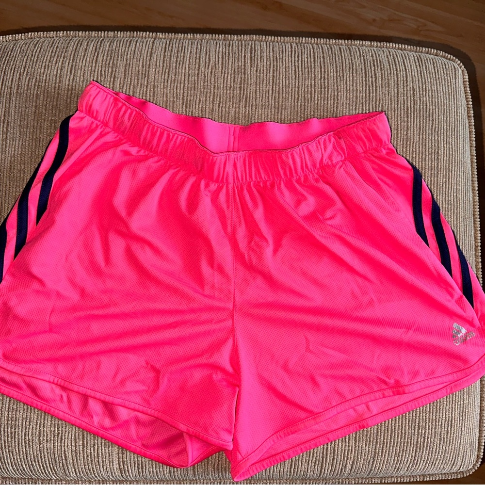 Adidas Hot Pink athletic shorts